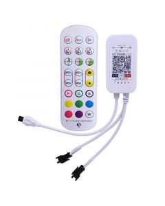 Audio (glasbeni) mini RGB MAGIC LED  krmilnik / kontroler / upravljalnik / DC5-24V / vgrajen mikrofon