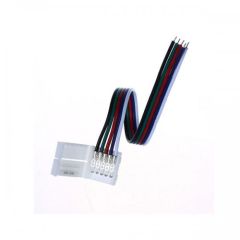 Konektor s štirižilno žico za RGB+W (večbarven) LED trak širine 12mm